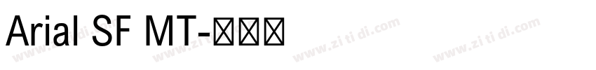 Arial SF MT字体转换